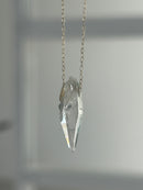 Ganesh Himal crystal. 10k necklace