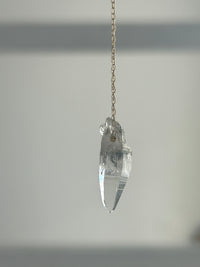 Ganesh Himal crystal. 10k necklace
