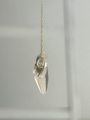Ganesh Himal crystal. 10k necklace