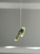 Himalayan crystal. 10k necklace