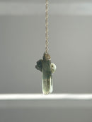 Himarayan crystal. 10k necklace