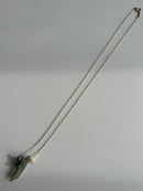 Himarayan crystal. 10k necklace